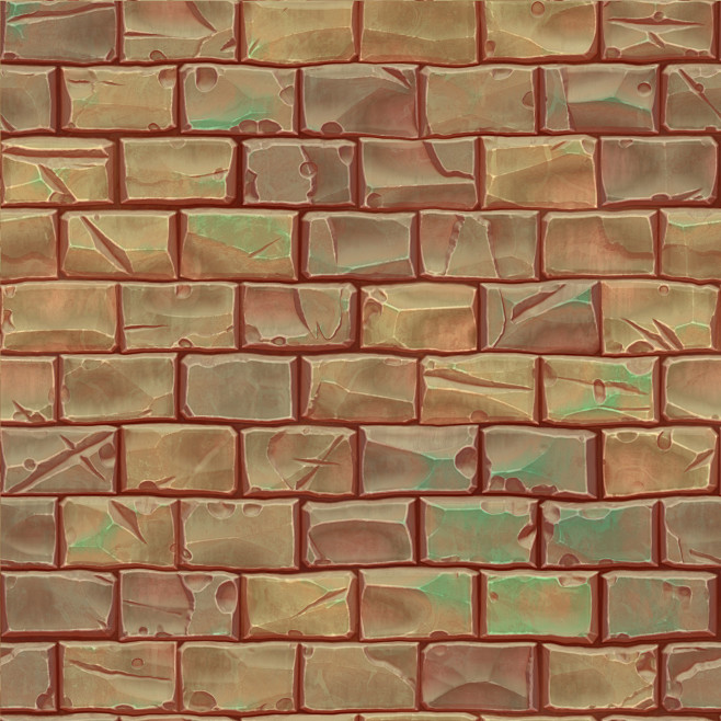 Stylized Stone Brick...
