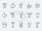 drink icons #咖啡 / 茶 / 巧克力#