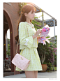 LUVIZ 2014秋冬新款套装 小香风双排扣两件套韩版女装连衣裙 7186-tmall.com天猫