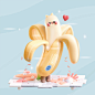 36daysoftype 3D 3dart animation  Character Character design  Food  ILLUSTRATION  japan kawaii