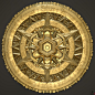 Golden MMO Medieval Coin - Substance Designer Material