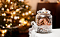 General 2560x1600 Xmas New Year cookies holiday bokeh ribbon