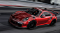 壁纸 保时捷911红色跑车速度，GTA游戏
