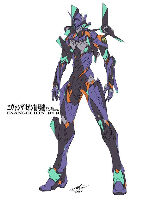 EVA 初號機 人型改版概念圖