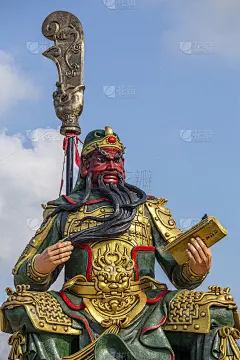 泰国苏梅岛的中国关羽雕像