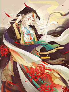 孤寂之影采集到彼岸花