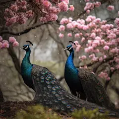 AI绘画_Prompts_emarie49_peacocks_in_full_bloom_1c15b43a-fba3-4b5b-a13c-49c9835f0c6c_xpanx.com