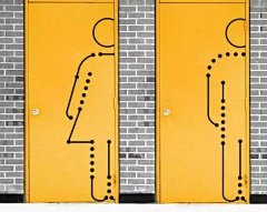 非典型的厕所标识，上个厕所急死人……