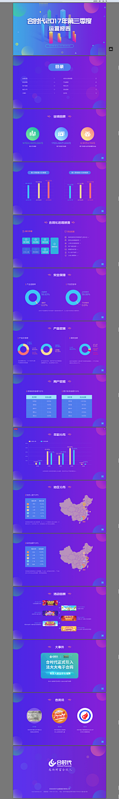 she大昭采集到H5  PPT页面