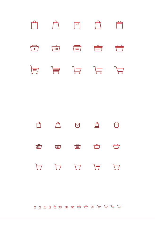 购物车小图标