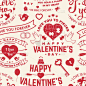 Happy Valenyines day background or wallpaper. Vect