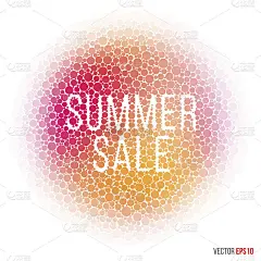 夏季美丽的设计元素贺卡模板拉丝
