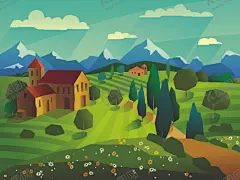 森林小屋 【酷图网】风景画,树叶,森林树叶,插画,主题背景矢量,插画设计,海报背景,手抄报背景,美景插画,草原牧场,卡通树木,风景,城市环保,手绘风景画,插画风景,文明城市,风景海报,蓝天白云,田园风光,绿色背景,自然风景画,农场养殖,大自然绿草地,草地绿地风景,绿地天空,展板背景,宣传栏背景,花树
