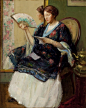 Women in Mandarin Coat | Agnes Goodsir, Christian von Schneidau, George Oscar Baker, Howard G. Cushing, John Munnoch, Joseph DeCamp, William Henry Margetson, William McGregor Paxton