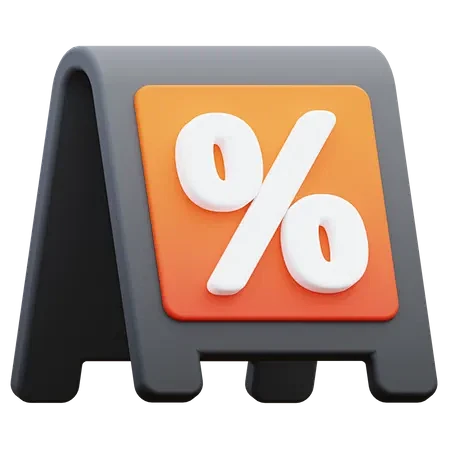 Discount Sign 3D Ico...