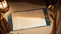 100611-153732472-gfsy,Chinese style,blue cover,wooden table,blank paper,brush,ink stone,a Chinese style lamp in the top left corner,rice paper,ma