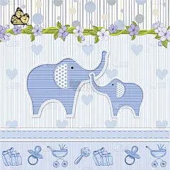 邀请大象参加宝宝派对