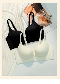 无痕内衣女聚拢小胸秋冬季提拉收副乳防下垂文胸2023新款爆款胸罩-tmall.com天猫