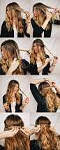 11 Interesting And Useful Hair Tutorials For Every Day. (Minus the hair bow)