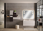 Arca Mobili Proxima bath room collection : Bathroom interior rendering