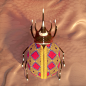 Tiny Fashion : If the bugs were getting ready for the next fashion week...An absurd collection inspired by today's fashion, from the Balmin fashion show to the African wax to the Jordan Nike Off-White.