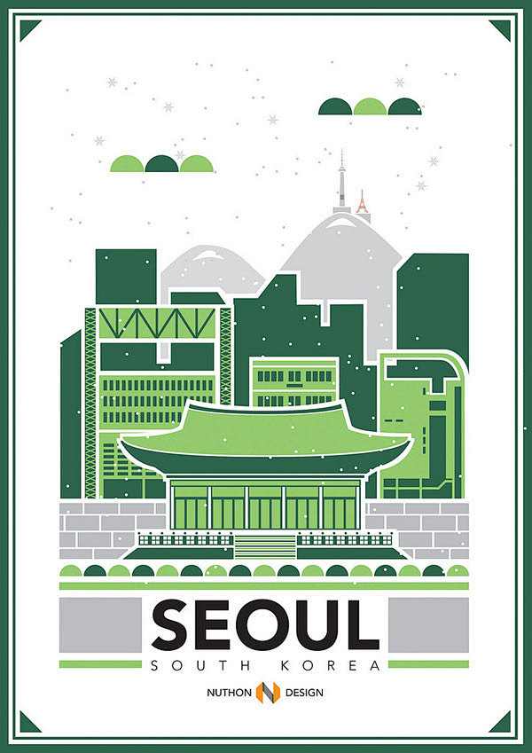 Seoul City Illustrat...