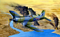 carrier-based fighter, F4U Corsair, Corsair Mk.II, Radial engine, 757 Naval Air Squadron
