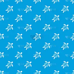 式样,蓝色,龟,水下,几何形状,白色,可爱的,自然,野生动物,重复