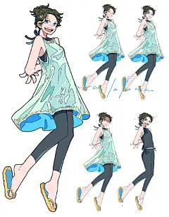 场景插画/场景氛围图/场景概念设计  ならの的一组温馨的场景插画
花瓣关注原画人，推荐更多精选素材，绘画更有灵感