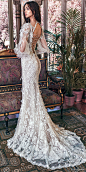 galia-lahav-spring-2018-bridal-long-bishop-sleeves-deep-plunging-v-neck-full-embellishment-elegant-fit-and-flare-(1)