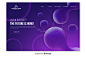 Abstract liquid effect landing page