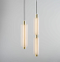 【Archetypal】Metropol Pendant | Pendant by Rakumba | Hong Kong : Like a pearl hanging from a thread, Metropol begins with a single lamp. Its clever form delivers beauty as a sophisticated wall sconce or as stacked singles, doubles and triples – suspended a