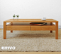 emvo 日式家具 北欧风格 木质 日式茶几YC-43# 可当日式电视柜-淘宝网