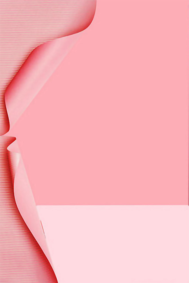 粉色折角折纸背景