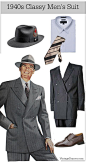 1940s Men’s Fashion & Costume Ideas