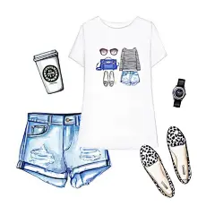 时尚插画-服饰搭配 #doll memories#