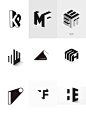 具有空间感的字母logo设计｜灵感设计