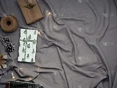 年画工艺平铺，俯视图，复制空间。