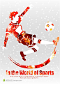 足球运动员 矢量人物插画 设计矢量图片背景素材 - 素材公社 tooopen.com