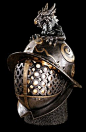 角色 素材 欧洲 盔甲 头盔