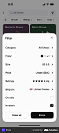 Shop screen