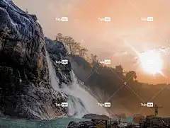 旅行 瀑布 天空 景观 旅行的照片 旅游摄影 旅行摄影师 风景照片