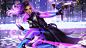 General 1920x1080 Overwatch video games Sombra (Overwatch) digital art