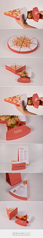 #披萨logo#Toss - Gourmet Pizza By The Slice (Student Project) on Packaging of the World - Creative Package Design Gallery... - a grouped images picture - Pin Them All: 