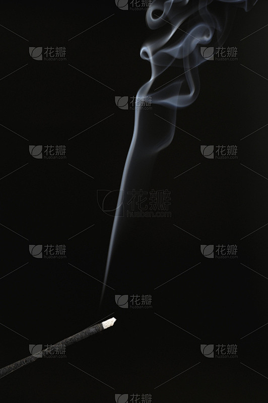 熏香,垂直画幅,芳香的,无人,日本,烟,...