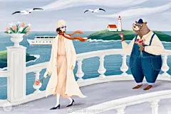 #大人的童话# 这个系列，也是画给我内心的那个小孩儿的。
热爱自然中每一组春夏秋冬，接受命运给予的所有喜怒哀乐；
努力跳脱出无味的黑白生活，把平凡小事想象成奇幻的童话故事，永远保持好奇心和童心……
你内心的小孩也是这样吧？我的童话可不是骗人的。 ​​​​