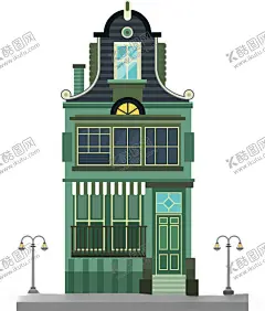 欧洲风格建筑 【酷图网】经典,优雅,欧洲,风格,建筑,矢量,欧洲建筑,北欧建筑,建筑设计