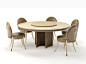 Noir Collection www.turri.it Round table with lazy susan