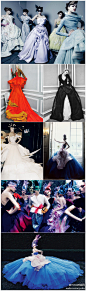 YOKA时尚网：【高端-YOKA】悄悄怀念起John Galliano 时期Christian Dior Haute Couture 的华丽大蓬裙......