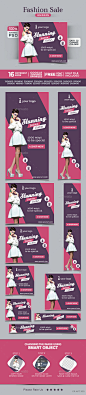 Fashion Banners - Banners & Ads Web Elements